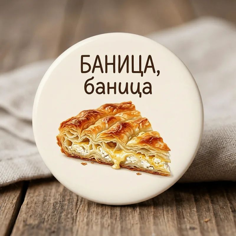 Значка "Баница, баница"