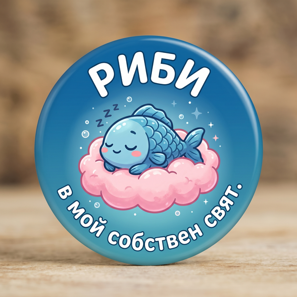 Значка "Зодия "Риби""