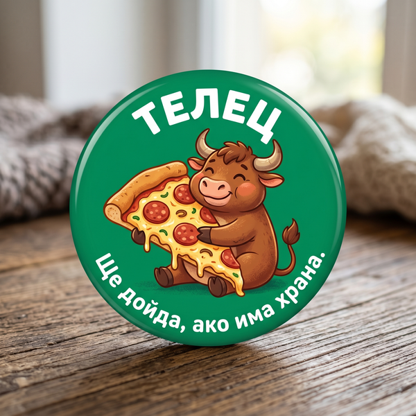 Значка "Зодия "Телец""