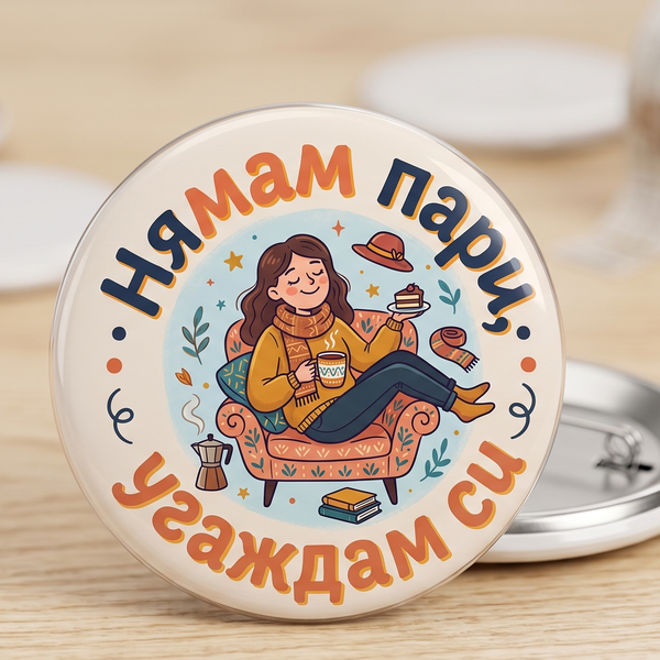 Значка "Нямам пари "