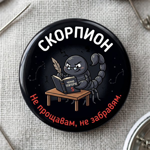 Значка "Зодия "Скорпион""