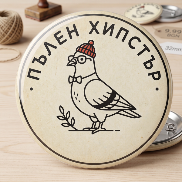 Значка "Пълен хипстър"