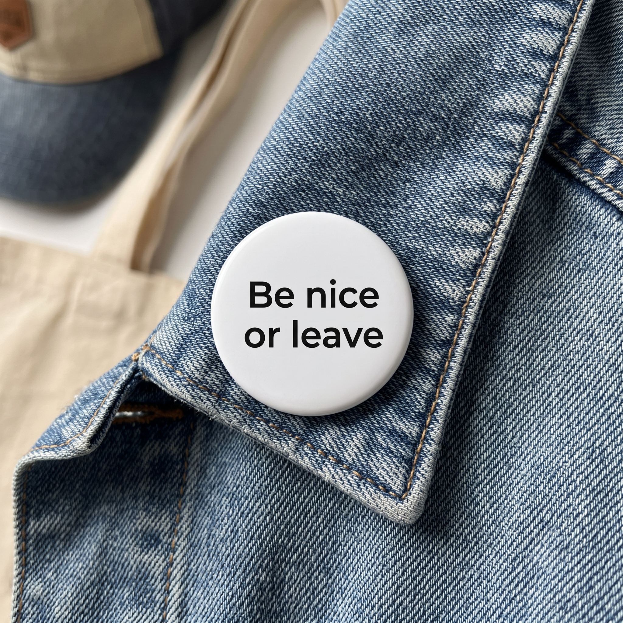 Значка "Be nice"