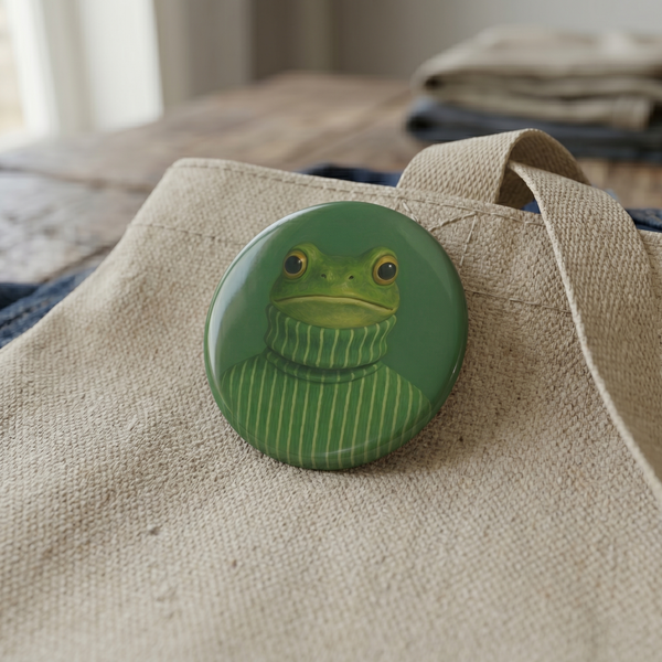 Значка "Not easy being green"