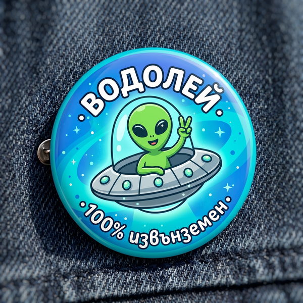 Значка "Зодия "Водолей""