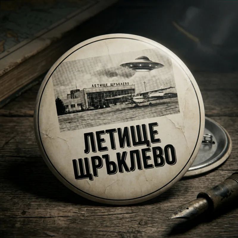 Значка "Летище Щръклево"